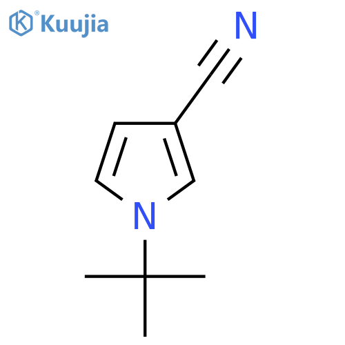 1-Tert-butyl-1H-pyrrole-3-carbonitrile structure