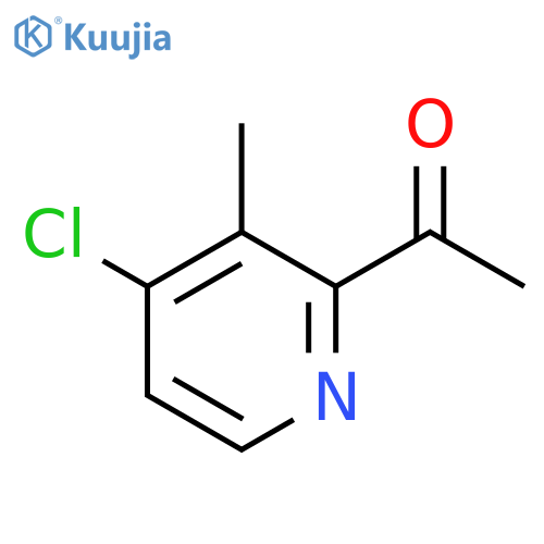 1-(4-chloro-3-methylpyridin-2-yl)ethan-1-one structure