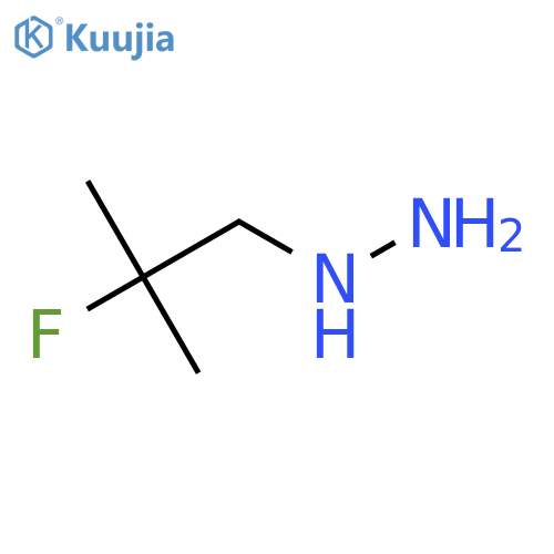 (2-fluoro-2-methylpropyl)hydrazine structure