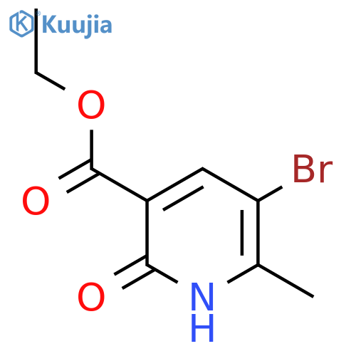 Ethyl 5-bromo-2-hydroxy-6-methylnicotinate structure