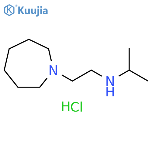 [2-(azepan-1-yl)ethyl](propan-2-yl)amine hydrochloride structure