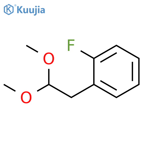 1-(2,2-dimethoxyethyl)-2-fluorobenzene structure