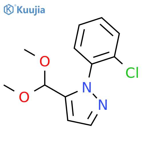 1-(2-Chlorophenyl)-5-(dimethoxymethyl)-1H-pyrazole structure