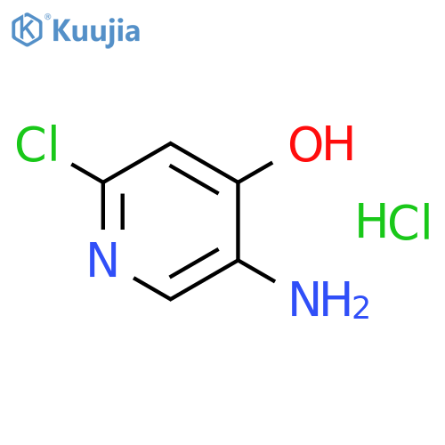 5-amino-2-chloropyridin-4-ol hydrochloride structure