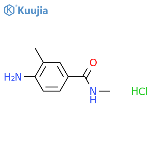 4-amino-N,3-dimethylbenzamide hydrochloride structure