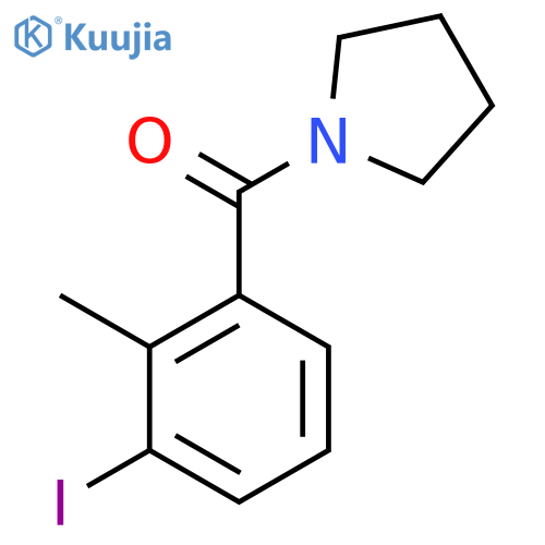 (3-Iodo-2-methylphenyl)(pyrrolidin-1-yl)methanone structure