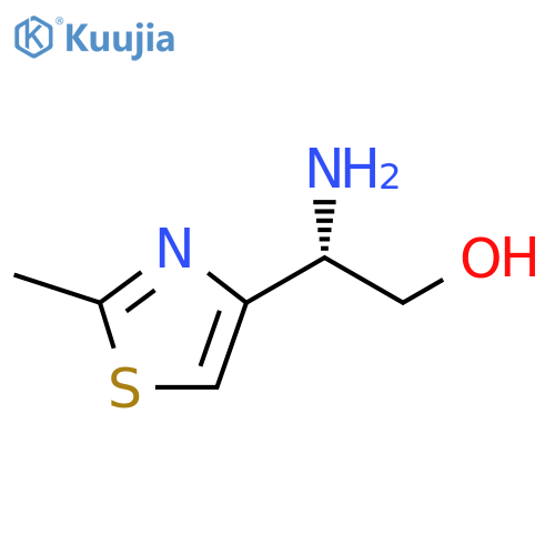 (2S)-2-amino-2-(2-methyl-1,3-thiazol-4-yl)ethan-1-ol structure