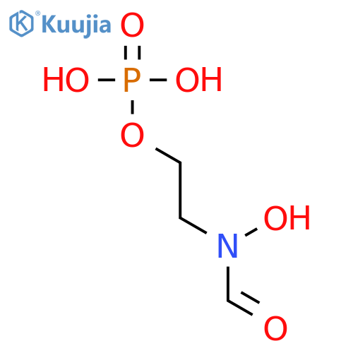 Formamide,N-hydroxy-N-[2-(phosphonooxy)ethyl]- structure