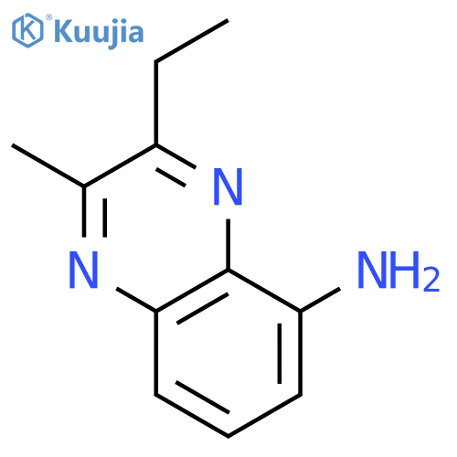 5-Quinoxalinamine,3-ethyl-2-methyl- structure