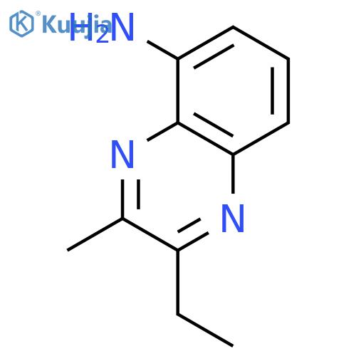 5-Quinoxalinamine,2-ethyl-3-methyl- structure