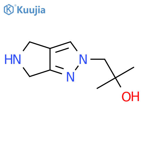 1-(5,6-Dihydro-4H-pyrrolo[3,4-c]pyrazol-2-yl)-2-methylpropan-2-ol structure