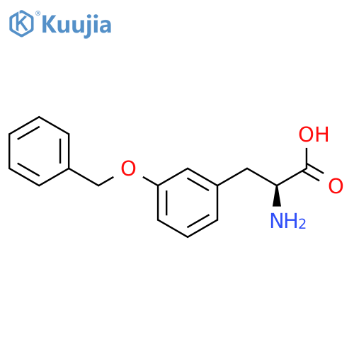 (S)-2-Amino-3-(3-(benzyloxy)phenyl)propanoic acid structure
