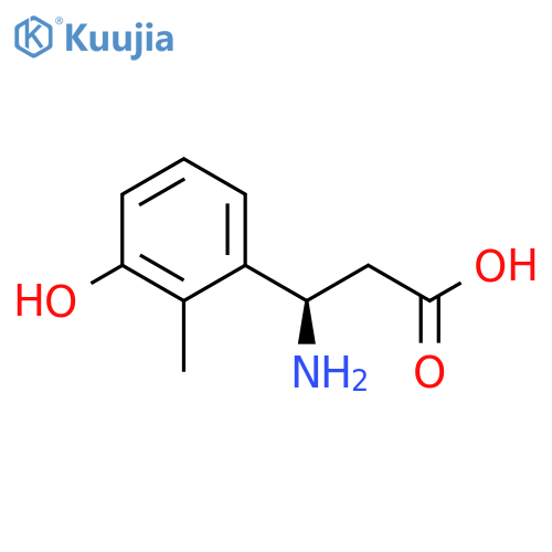 (3R)-3-AMINO-3-(3-HYDROXY-2-METHYLPHENYL)PROPANOIC ACID structure