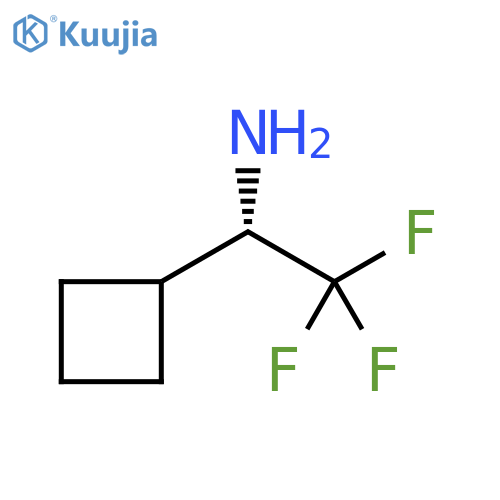 Cyclobutanemethanamine, α-(trifluoromethyl)-, (αS)- structure