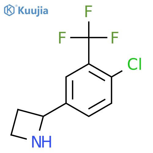 2-4-chloro-3-(trifluoromethyl)phenylazetidine structure