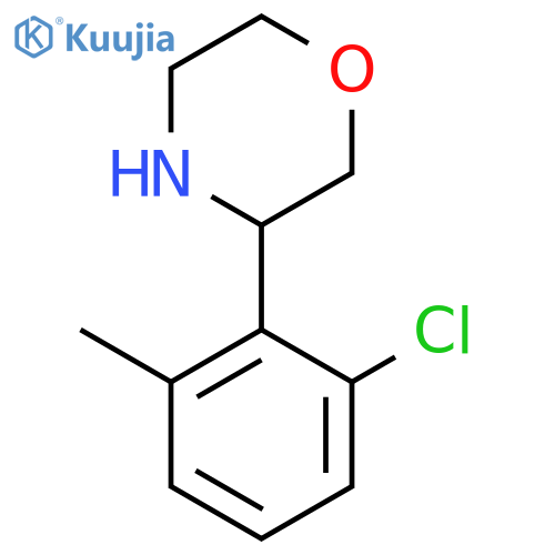3-(2-CHLORO-6-METHYLPHENYL)MORPHOLINE structure