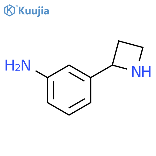 3-(azetidin-2-yl)aniline structure