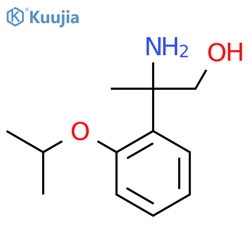 2-amino-2-2-(propan-2-yloxy)phenylpropan-1-ol structure