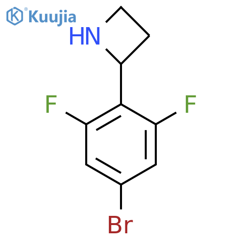 2-(4-bromo-2,6-difluorophenyl)azetidine structure