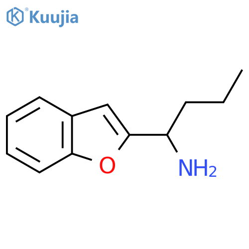 1-(1-BENZOFURAN-2-YL)BUTAN-1-AMINE structure