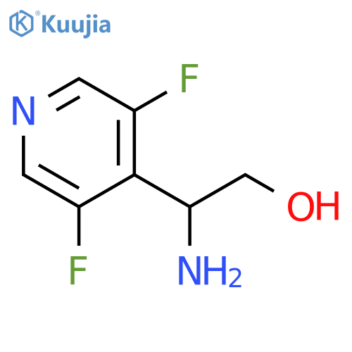 2-amino-2-(3,5-difluoropyridin-4-yl)ethan-1-ol structure
