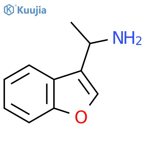 1-(1-Benzofuran-3-yl)ethan-1-amine structure