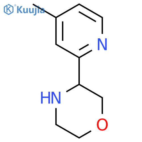3-(4-methylpyridin-2-yl)morpholine structure