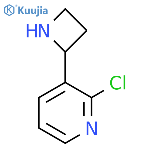3-(azetidin-2-yl)-2-chloropyridine structure