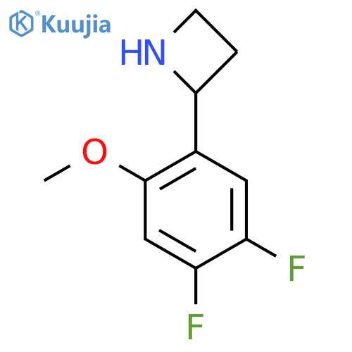 2-(4,5-difluoro-2-methoxyphenyl)azetidine structure
