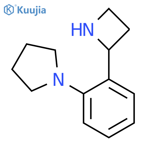 1-2-(azetidin-2-yl)phenylpyrrolidine structure