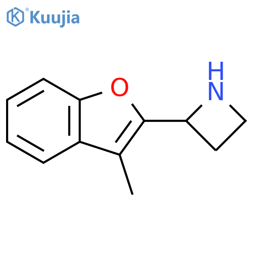 2-(3-methyl-1-benzofuran-2-yl)azetidine structure