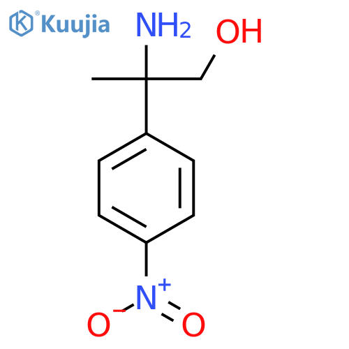2-amino-2-(4-nitrophenyl)propan-1-ol structure