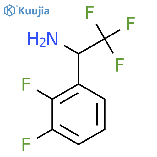 1-(2,3-difluorophenyl)-2,2,2-trifluoroethan-1-amine structure