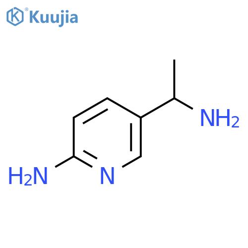 5-(1-Aminoethyl)pyridin-2-amine structure