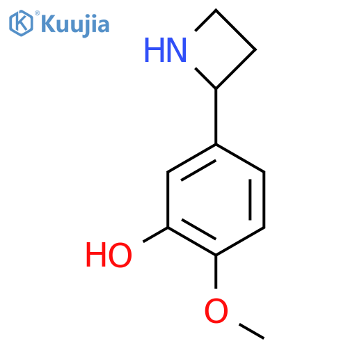 5-(azetidin-2-yl)-2-methoxyphenol structure