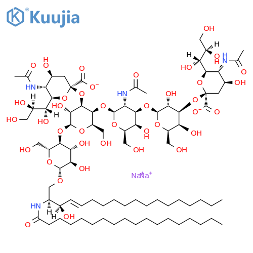 GANGLIOSIDE GD1A DISODIUM SALT structure