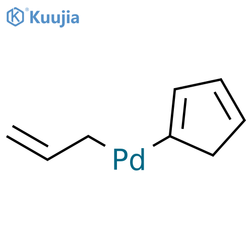 Allyl(cyclopentadienyl)palladium structure
