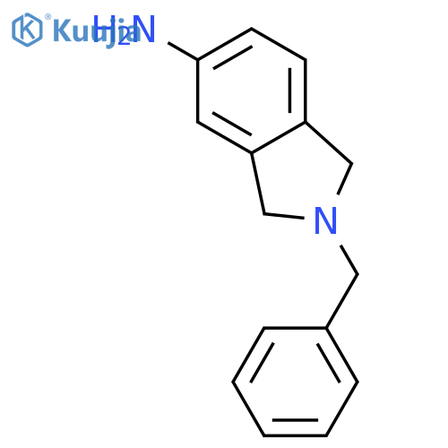 2-Benzyl-2,3-dihydro-1H-isoindol-5-ylamine structure