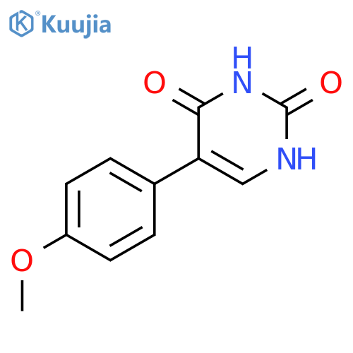 5-(4-Methoxyphenyl)pyrimidine-2,4(1H,3H)-dione structure
