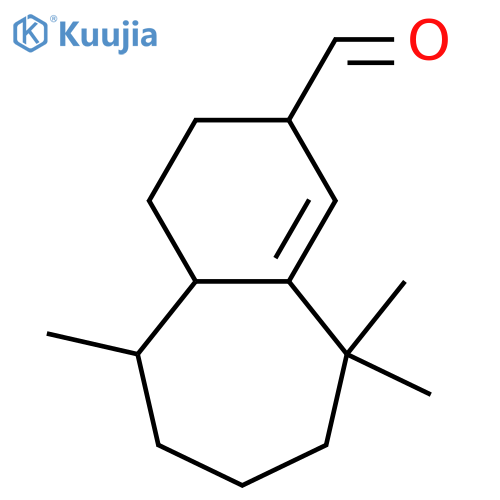 1,3-Himachaladien-15-ol; (6α,7α)-form, 15-Aldehyde, 3α,4-dihydro structure