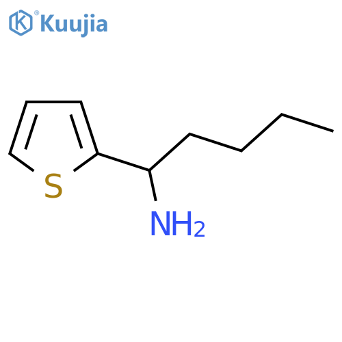 1-(Thiophen-2-yl)pentan-1-amine structure
