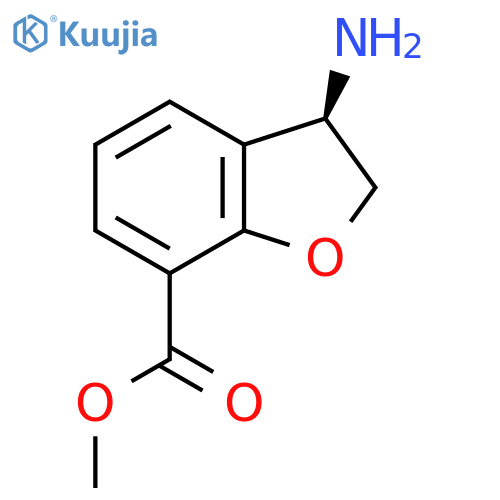 (R)-Methyl 3-amino-2,3-dihydrobenzofuran-7-carboxylate structure