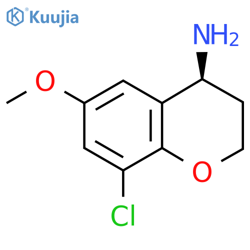 (4S)-8-CHLORO-6-METHOXYCHROMANE-4-YLAMINE structure