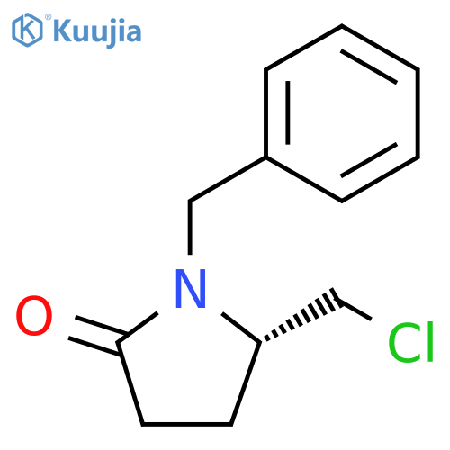 (5S)-1-benzyl-5-(chloromethyl)pyrrolidin-2-one structure