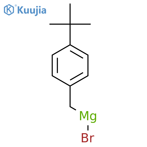 magnesium,1-tert-butyl-4-methanidylbenzene,bromide structure