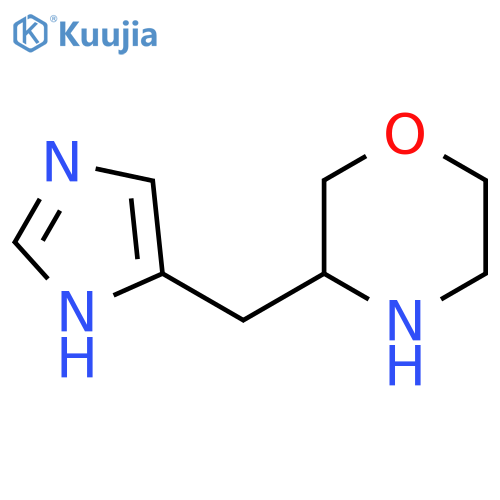 Morpholine, 3-(1H-imidazol-5-ylmethyl)- structure
