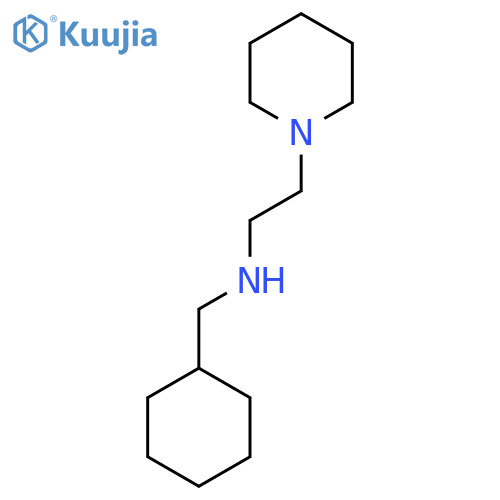 (cyclohexylmethyl)2-(piperidin-1-yl)ethylamine structure