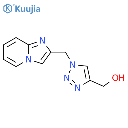 [1-({imidazo[1,2-a]pyridin-2-yl}methyl)-1H-1,2,3-triazol-4-yl]methanol structure
