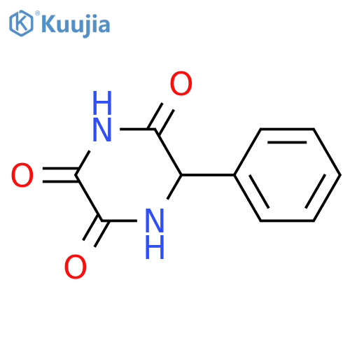 6-phenyl-2,3,5-Piperazinetrione structure