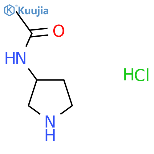 N-(3-Pyrrolidinyl)acetamide hydrochloride structure
